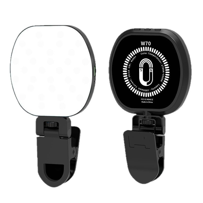 Magnetno LED svjetlo za dopunu za videokonferencije, RGB rasvjeta za prijenos uživo, za telefon i kameru, džepno svjetlo