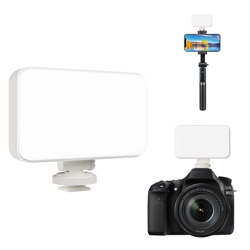 LED lampica za mobitel za livestream i fotografiranje, tri boje temperature, USB punjenje, kompaktna ambijentalna rasvjeta