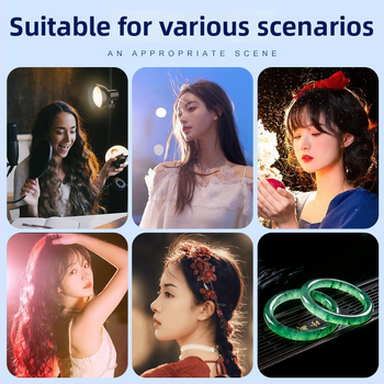 Doplňujúce svetlo pre živé vysielanie portrétov, 36W, 5V, skladacie, vertikálne použitie, model 498W