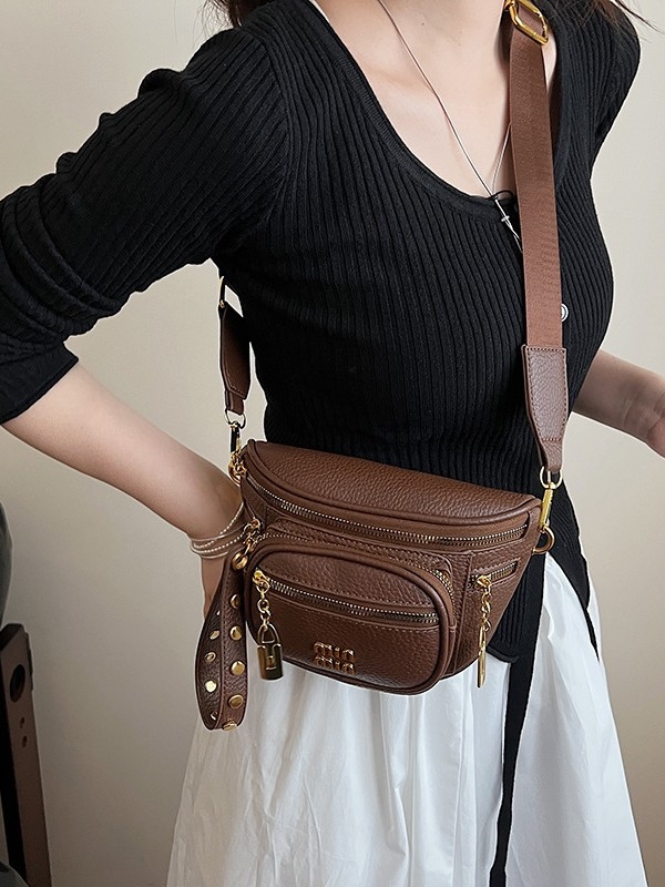 PU női crossbody táska, új nemzeti stílus, cipzáras zárás, belső zseb a telefonhoz, poliészter bélés