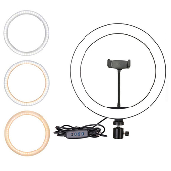 SH-d1 – kružno USB LED svjetlo za livestream i fotografiju, tri boje temperature, 220V, ispod 10W