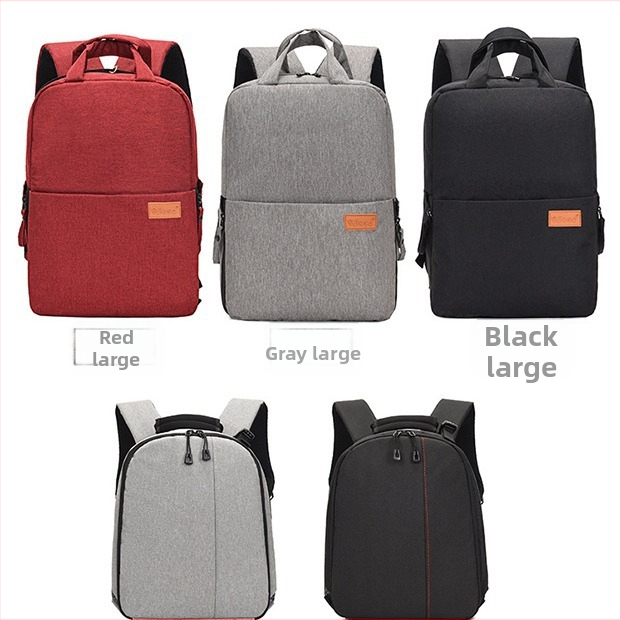 SLR kaamera seljakott, nailonist materjal, Jieshi Shield; hingav, vettõrjev, kulumiskindel, vargusest kaitsev, koormust vähendav, vooder nailon; sobib SLR kaamerale