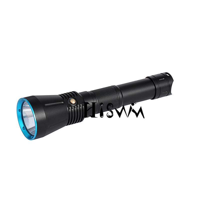 Ronilačka LED svjetiljka DV16 s indikatorom napajanja — ručno napajanje, LED, 40W, tijelo od aluminijske legure, kompatibilno s baterijama 18650/26650