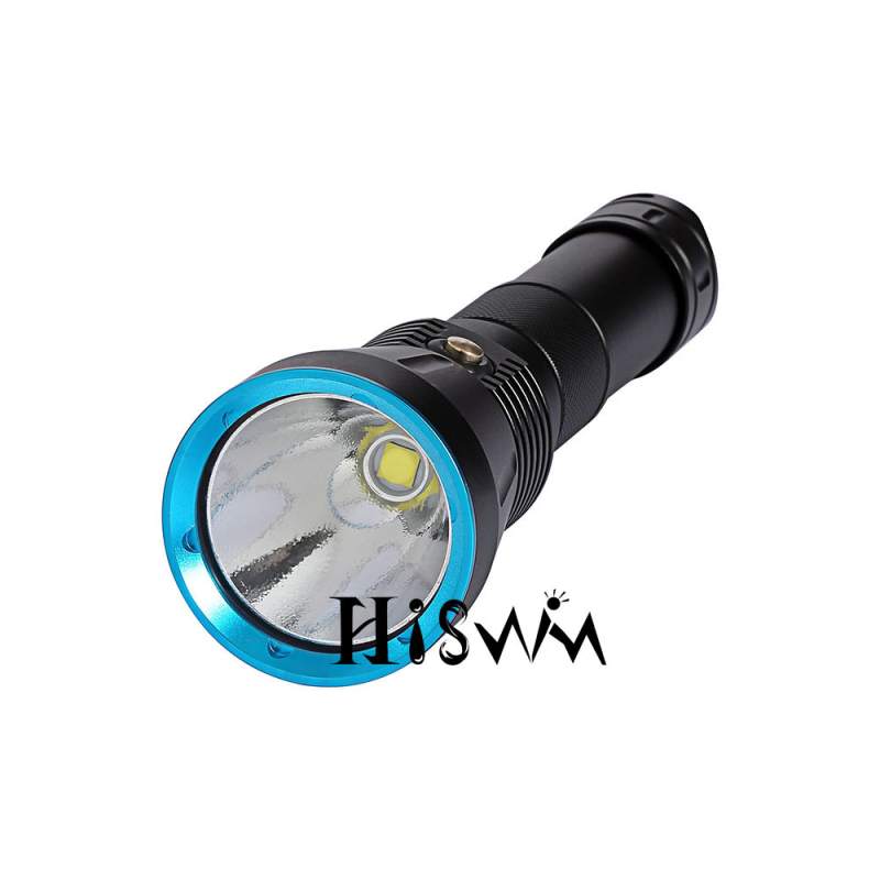 Ronilačka LED svjetiljka DV16 s indikatorom napajanja — ručno napajanje, LED, 40W, tijelo od aluminijske legure, kompatibilno s baterijama 18650/26650