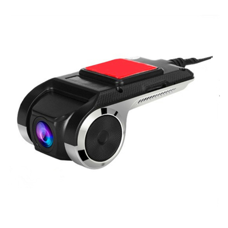 Automobilska dash kamera s ADAS, 720p HD, 170° široki kut, montaža na prednje staklo, 16GB memorija