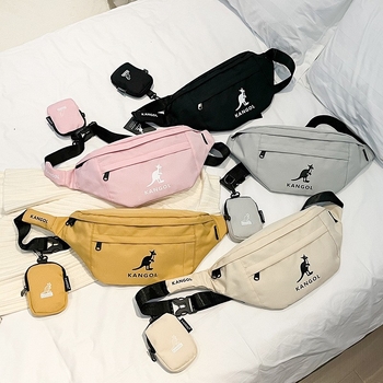 Crossbody torba s ulicnim trendom, Oxford platno, zatvarač, trodimenzionalni dizajn, unutarnji džepovi za telefon i identifikacijsku karticu