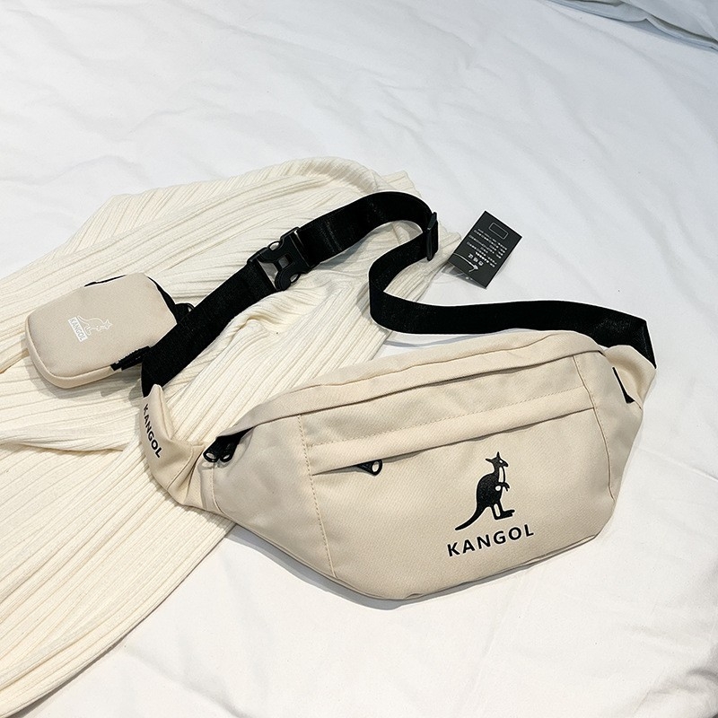 Crossbody torba s ulicnim trendom, Oxford platno, zatvarač, trodimenzionalni dizajn, unutarnji džepovi za telefon i identifikacijsku karticu