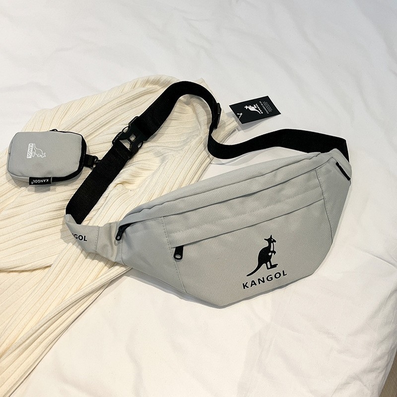 Crossbody torba s ulicnim trendom, Oxford platno, zatvarač, trodimenzionalni dizajn, unutarnji džepovi za telefon i identifikacijsku karticu