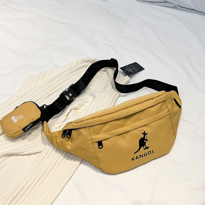 Crossbody torba s ulicnim trendom, Oxford platno, zatvarač, trodimenzionalni dizajn, unutarnji džepovi za telefon i identifikacijsku karticu