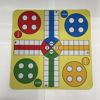 Set Ludo i Flying Chess s pločom od podloge za miša – plastika, marka HZ, unutarnja igra za uzrast 15–35