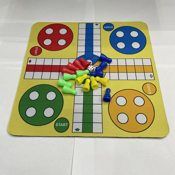 Set Ludo i Flying Chess s pločom od podloge za miša – plastika, marka HZ, unutarnja igra za uzrast 15–35