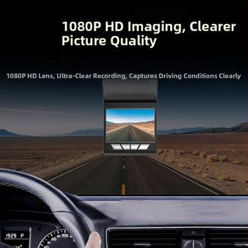 Automobilio dash cam viskas viename su naktiniu matymu (1080p rezoliucija, be ekrano, belaidė įrengimo, ciklinis įrašas, judesio jutiklis)