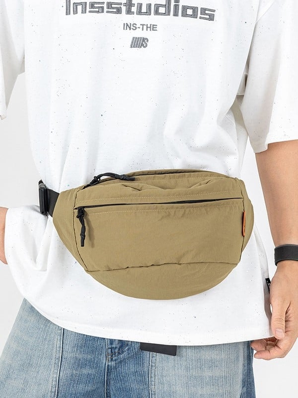Studentska crossbody torba, urban minimalistički stil, Oxford tkanina, poliester podstava, velika kapaciteta, unutarnji džep za telefon i laminirani džep sa zatvaračem