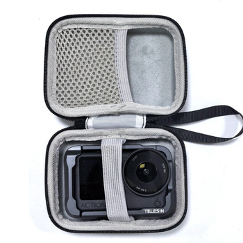 Torba za Action6 akcijsku kameru: izdržljiva Nylon+EVA, unutarnja podstava od velura, klasičan clutch stil, gradska jednostavnost