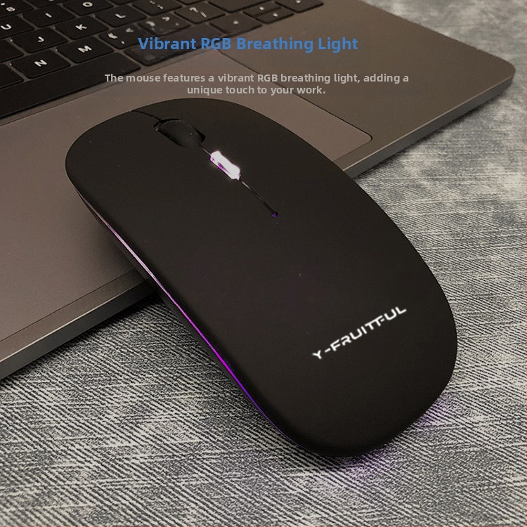 M1 Bezdrôtová myš; bezdrôtové pripojenie 2.4G USB; 1000dpi optický senzor; tichá prevádzka; bezdrôtové nabíjanie s osvetlením