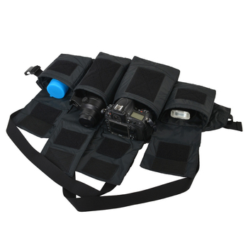 SLR fényképezőgép övre kapcsolható táska, nylon anyag, modell yd1227, kompatibilis SLR fényképezőgéppel és 70–200 mm objektívvel