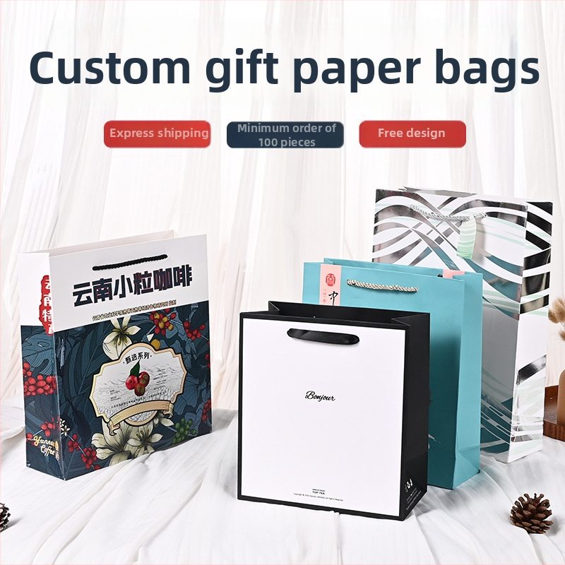 Kraft papīra dāvanu somas apģērbu veikaliem – maisa forma, logotipa druka, mazs pasūtījums