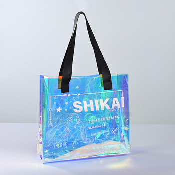 PVC laserska torba s prilagođenim logotipom, torba na zatvarač za višestruku upotrebu