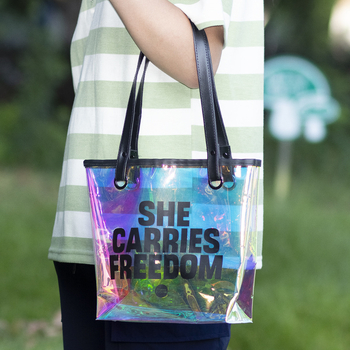 Laserska PVC torbica s prozirnim dizajnom, TPU elementi, model Hc151, za opću ambalažu