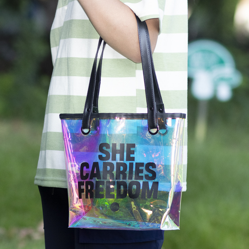 Laserska PVC torbica s prozirnim dizajnom, TPU elementi, model Hc151, za opću ambalažu