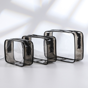 Dobang PVC kozmetička torbica — prozirna putna torbica za kozmetiku sa zatvaračem, vodootporna; podrijetlo: Wenzhou, Kina