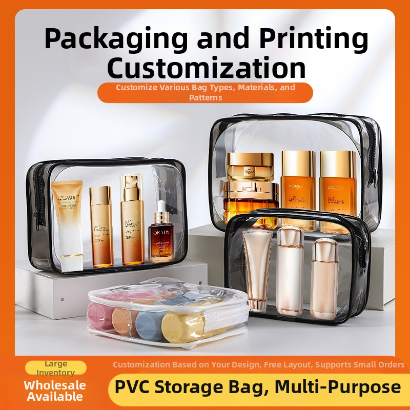 Dobang PVC kosmeetika kott — läbipaistev reisimäkk kaasa lukuga, veekindel; päritolu: Wenzhou, Hiina