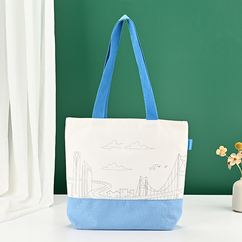 Vlastita debela izdržljiva platnena torba – torba za poklon s otiskom logotipa