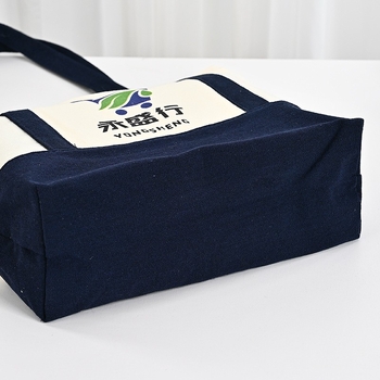 Prilagođena patchwork platnena torba s otiskom logotipa, UV digitalni tisak ili sitotisak