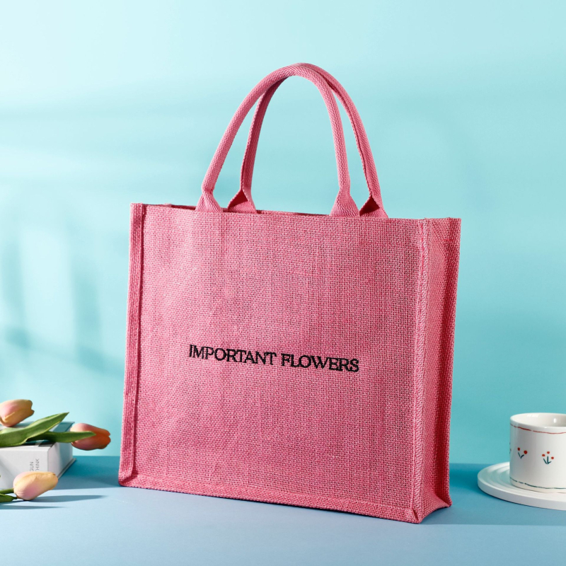 Platnena tote torba s prilagodljivim logom, UV digitalni ispis i sitotisk, s dnom i bočnim stranama, velika zapremina