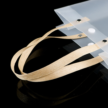 Prilagođene PP torbe za poklone, prozirne vrećice za slatkiše, matirane PVC vrećice za poklone, dvostruka debljina 40, 50.000/dan, izrađene po narudžbi