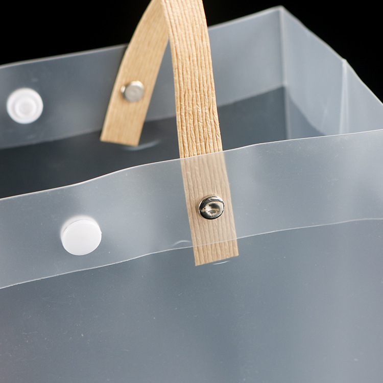 Prilagođene PP torbe za poklone, prozirne vrećice za slatkiše, matirane PVC vrećice za poklone, dvostruka debljina 40, 50.000/dan, izrađene po narudžbi