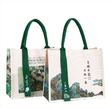 Platnena tote torba s prilagođenim logom za korporativno oglašavanje, dizajn trake, velika zapremina, UV digitalni tisak i sitotisak