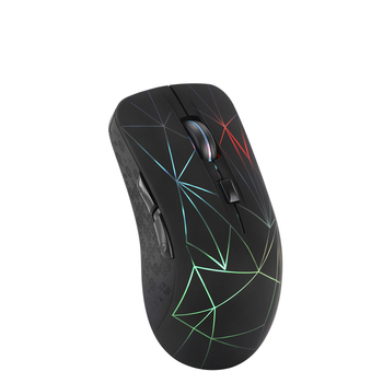 Stranger Road Bežična Bluetooth miša, dual-mode (2.4G + Bluetooth), 1600 DPI, 6 tipki, punjiva, tih rad