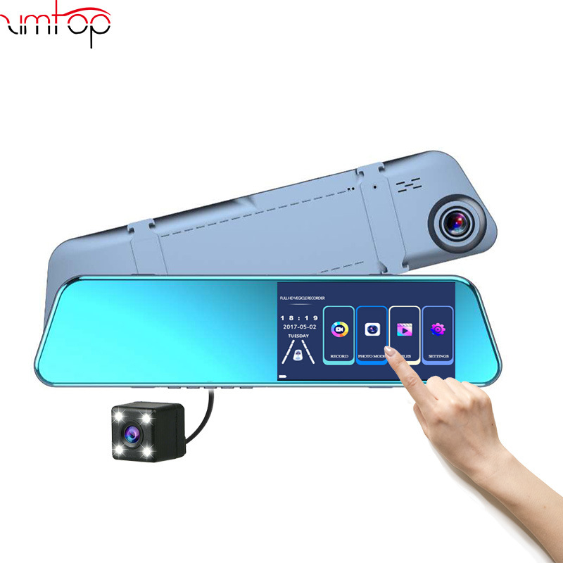 Harrison H10 dash cam – prednja i stražnja dvostruka snimka, 1080p, 4,5-inčni dodirni zaslon, 150° vidno polje, ciklično snimanje