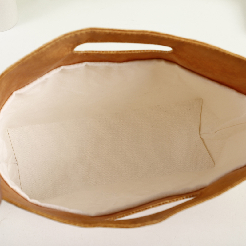 Perforirana Dupont papirnata torba za kupovinu sa spot tiskom, prilagođljiva za korporativne i školske potrebe, s logotipom