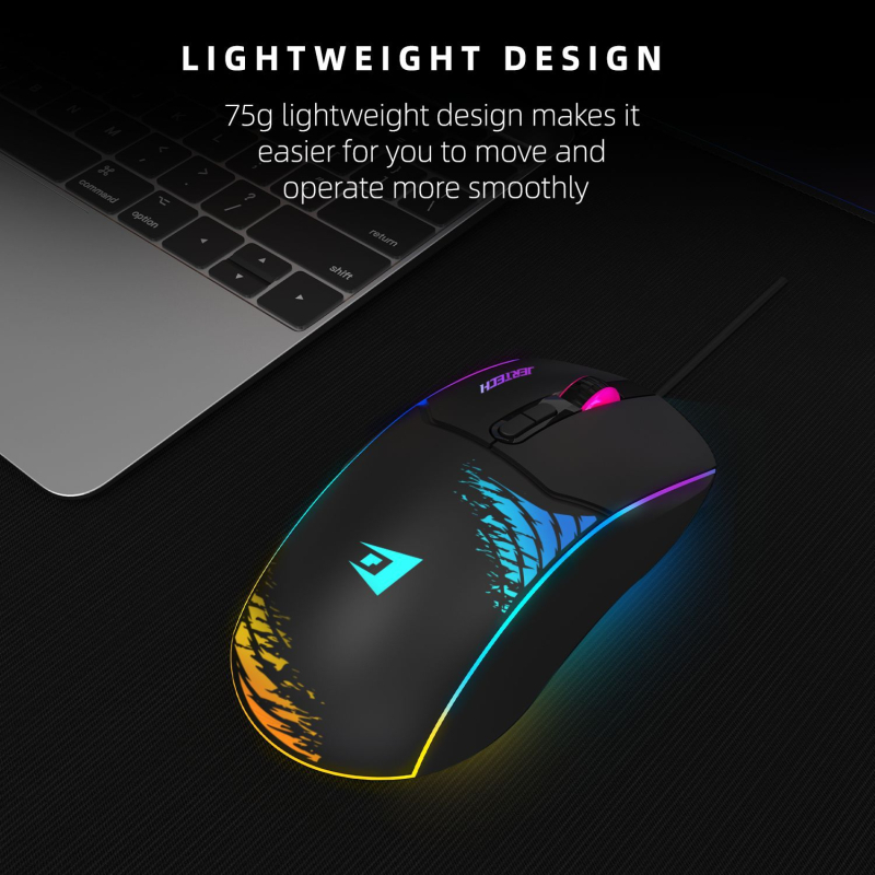 Mouse optic de gaming cu fir XP14, 7 butoane, DPI 1200/1600/2400/3600, USB, design ergonomic
