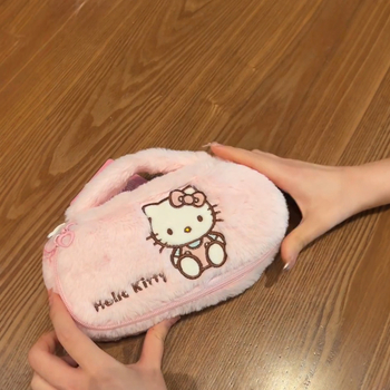 Kamera torba zaštitni pokrov, stil ručne torbe, motiv Hello Kitty sa svilenim cvjetovima, uzorak 69850, proljeće 2025, unisex