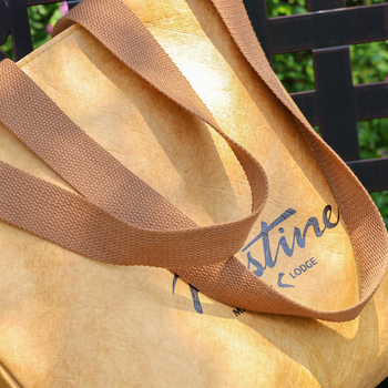 Dupont papirnata torba za rame - periva, UV tisak, logotip otisnut