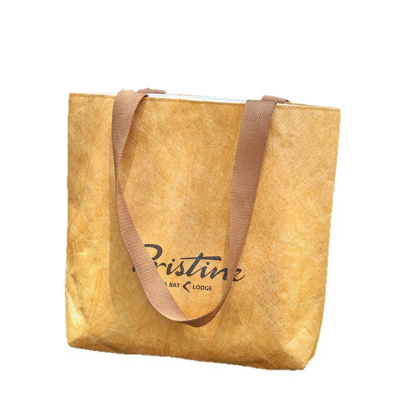 Dupont papirnata torba za rame - periva, UV tisak, logotip otisnut