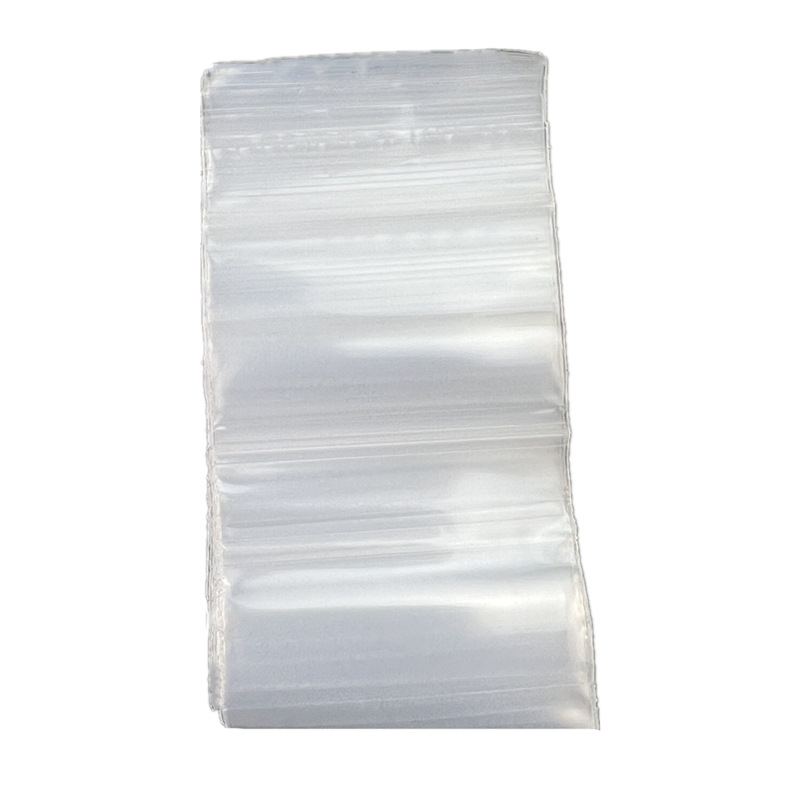 Guste prozirne dvostruko slojevite samouzavodne vrećice za nakit, LDPE, duljina zatvaranja 1,5 cm, paket 100 kom