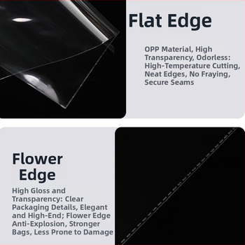 OPP vrećica za pakiranje odjeće i dodataka — prozirna, samoljepljivo zatvaranje, otisak logotipa, plastični materijal, Yarun marka