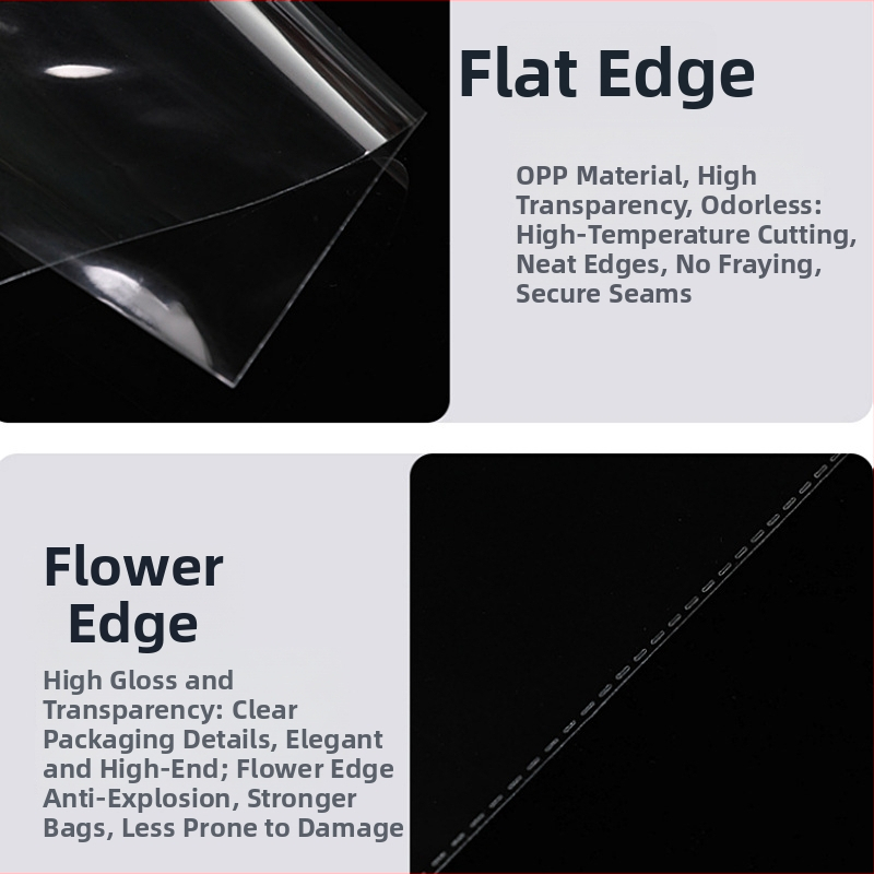 OPP vrećica za pakiranje odjeće i dodataka — prozirna, samoljepljivo zatvaranje, otisak logotipa, plastični materijal, Yarun marka