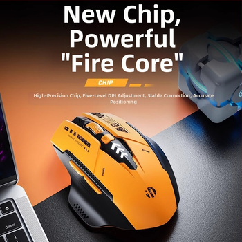 Bezvadu pele ar Bluetooth un 2,4 GHz, 1500 DPI, 2 pogas, 1 ritināšanas ritenītis