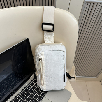 Crossbody torba za telefon - Urban stil, Specijalni materijal, Proljeće 2025, Zip zatvarač, Poliester podstava