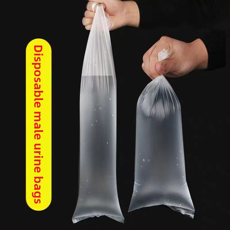 Vienkartinė šlapimo maišelė suaugusiems vyrams | Jinfa prekės ženklas, 100% naujas plastikas, be logotipo, pakuotė: maišelis