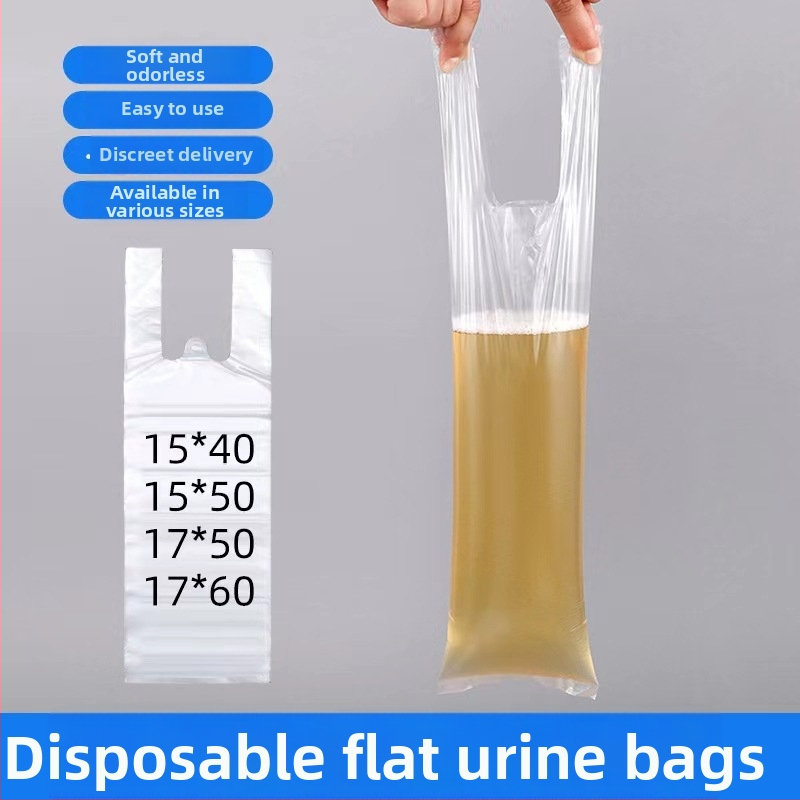 Ühekordne uriinikott täiskasvanud meestele | Jinfa bränd, 100% uus plastikas, ilma logota, pakend: kott