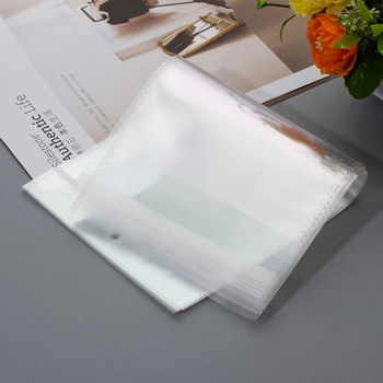 Hengyun Prozirne samoljepljive vrećice za odjeću, s tiskanim logom, 100% čista plastika, tolerancija 0–3 mm