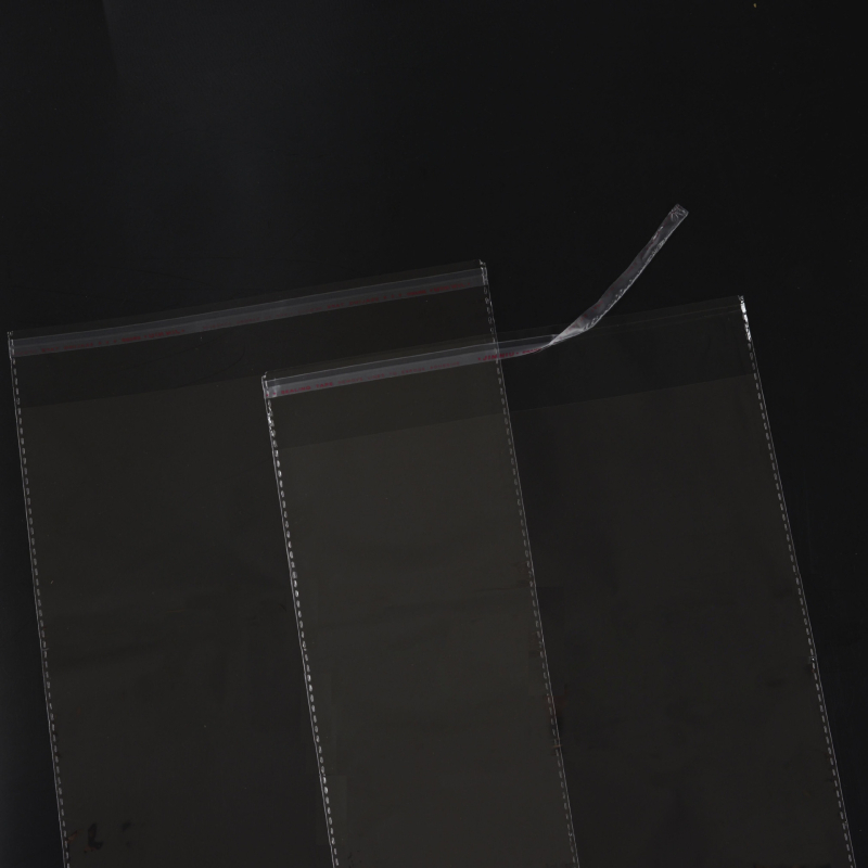 Samozaljepljive dvostruke vrećice za zatvaranje, proziran plast, debljina 0,05 mm, tiskano logo, za skladištenje posteljine