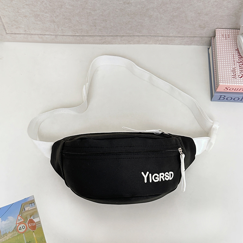 Najlon torbica za struk, unisex, minimalistički japanski stil, svakodnevna crossbody torba