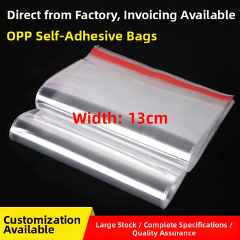 OPP lipnus maišelis su logotipo spausdinimu, 100% nauja medžiaga, karšto pjovimo, plokščio peilio ir gėlių peilio apdirbimas, skirtas įpakavimui juvelyrikai, drabužiams, žaislams ir kasdieniams reikmenims